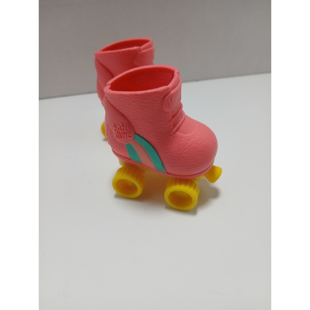 Baby Alive Roller Skate‎ Doll Accessory Pink & Yellow Toy Replacement Set - Picture 4 of 4